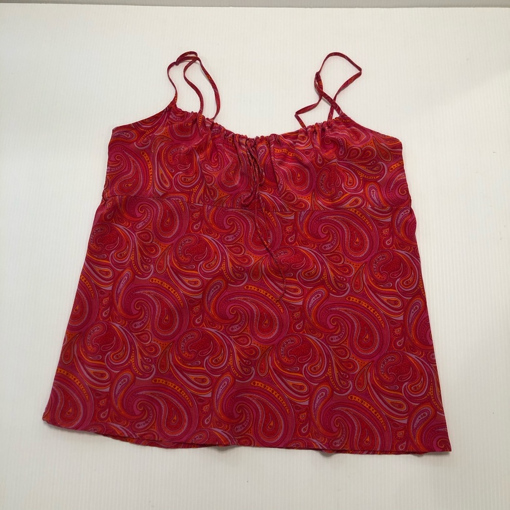 Banana Republic Paisley Tank Top Size L - Picture 13 of 15
